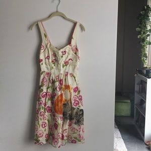 ✨ morning stroll kitten dress anthropologie